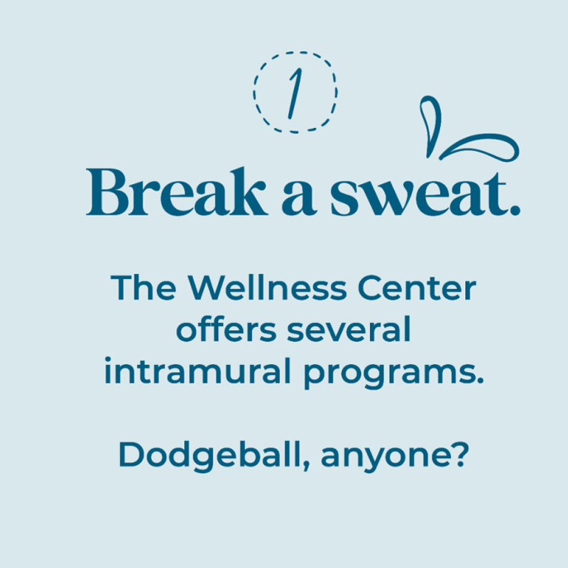 image that says break a sweat